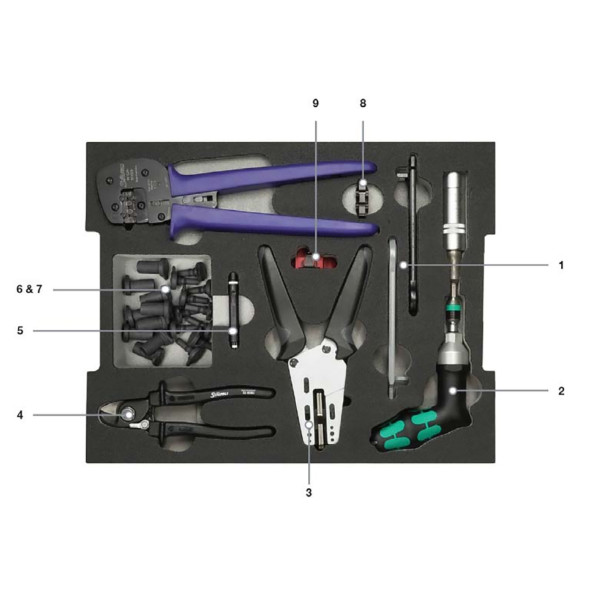 Multi-Contact MC4 Tool Set with Crimping